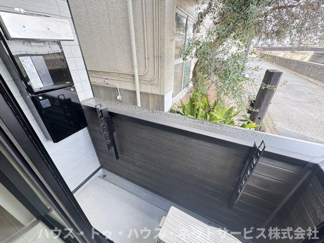 エクセラン北松戸のバルコニー