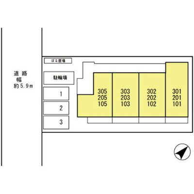 【区画図】 | ラ・メゾン・ドゥ・サチ