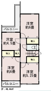 【間取り】 | 2階間取り