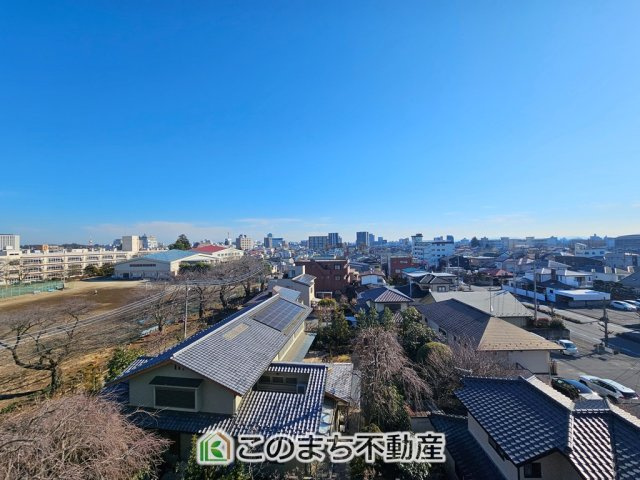 サンクレイドル宇都宮操町ウインフォートの展望|リビング東側窓からの眺望です！