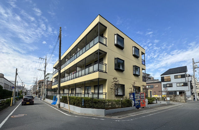 ラ・フォンテーヌの外観|閑静な住宅街に立地したマンション！