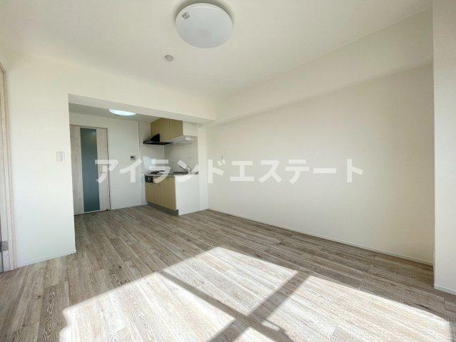 ウイングオオバ　独立洗面台　陽当たり良好　高層階の居間・リビング