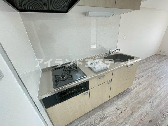 ウイングオオバ　独立洗面台　陽当たり良好　高層階のキッチン