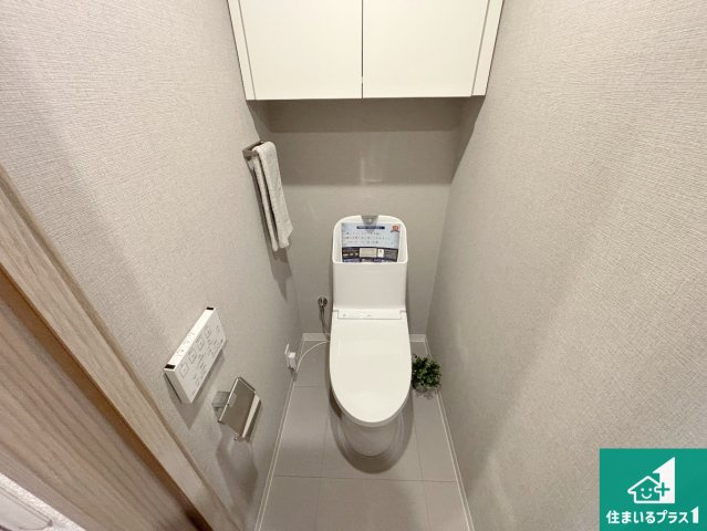 オーブラン学園前のトイレ|シンプルで落ち着けるトイレ！