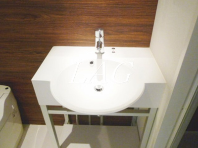 【洗面所】 | グランドコンシェルジュ広尾 | 洗面台です。