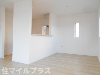 【居間・リビング】 | 須賀川市日向町新築一戸建て3棟 | おしゃれなリビングです