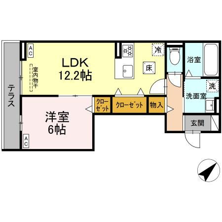 D-avanceつつじが丘 Ⅱの間取り