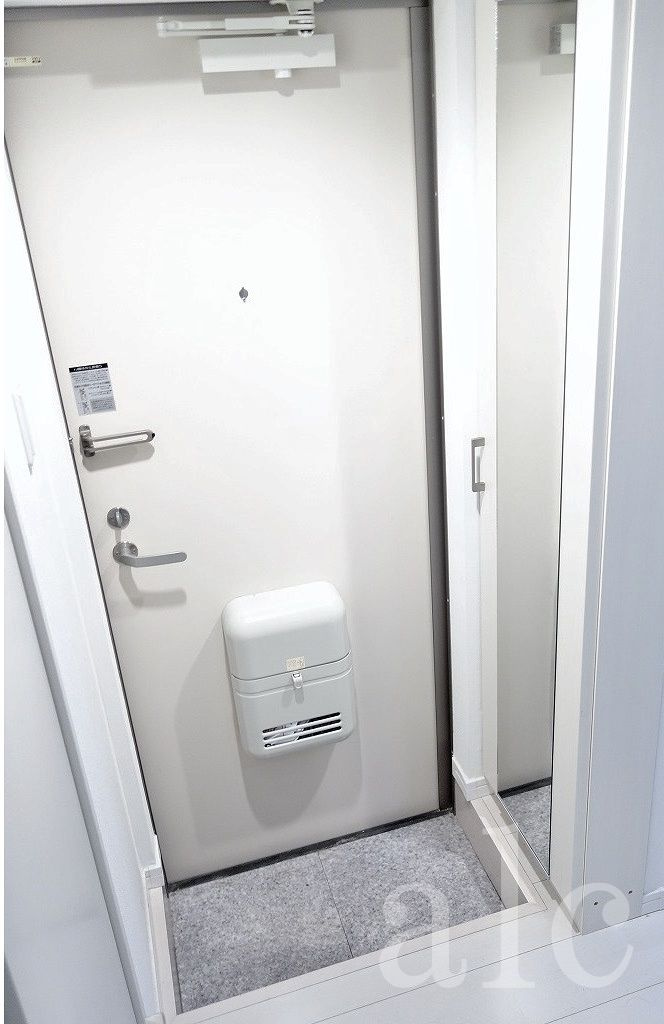 シャルムメゾン阿佐谷の玄関|玄関部　姿見鏡