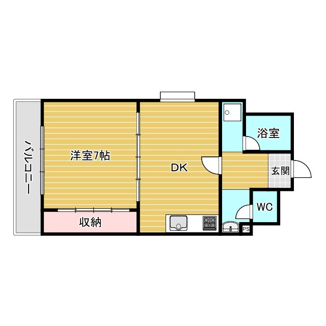 豊中服部アパートメントの間取り
