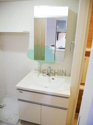 【洗面所】 | ネストピア博多駅前3 | シンプルで使いやすい洗面台です！