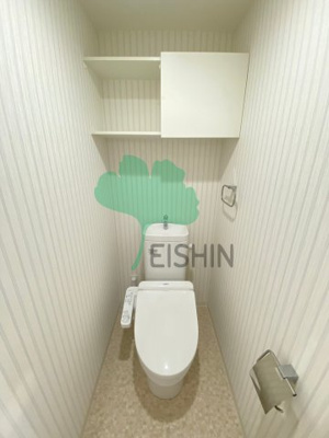 【トイレ】 | エルヴィータ箱崎 | 清潔感のあるトイレです。