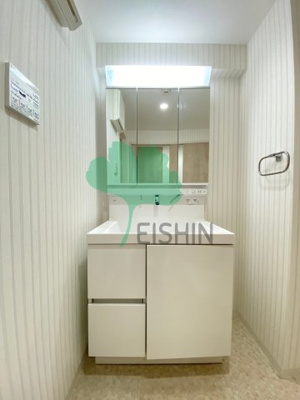 【洗面所】 | エルヴィータ箱崎 | シンプルで使いやすい洗面台です！