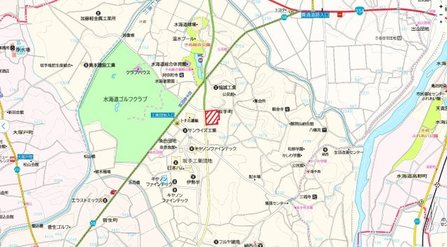【地図】 | 常総市坂手町