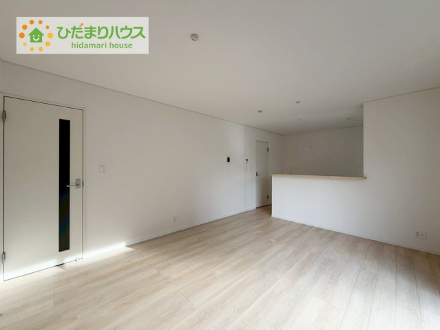 本宮市本宮千代田　第3　4号棟の居間・リビング|開放感あるLDKを確保！家族が集まるリビングはゆったり過ごしリフレッシュする場として居心地の良い空間にしたいですね。