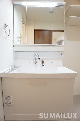 菊池郡菊陽町大字原水のアパートの独立洗面台