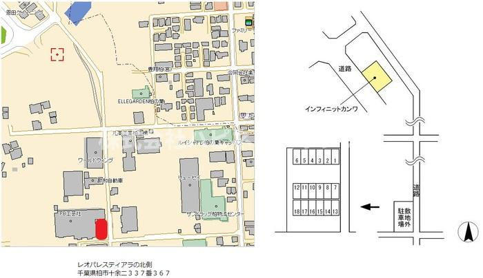 インフィニットカンワの地図