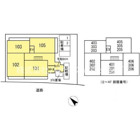 インフィニットカンワの区画図