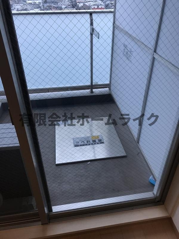 グランスイートのバルコニー