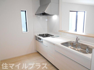 【キッチン】 | 鏡石町旭町新築一戸建て3棟 | お料理しやすいキッチンです