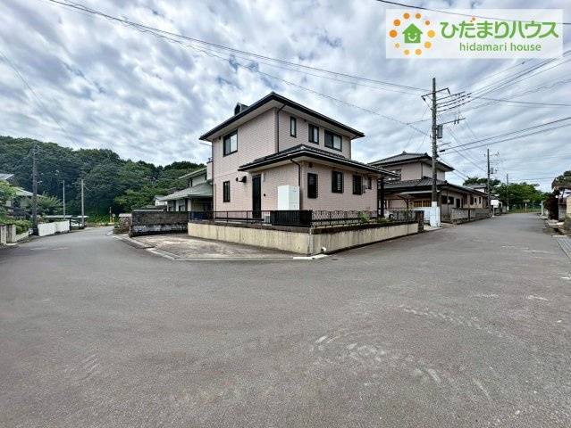東海村村松第4　新築戸建の前面道路含む現地写真|角地につき日当たり・風通し良好です☆