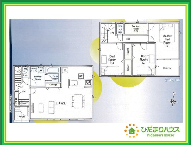 東海村村松第4　新築戸建の外観パース|スタイリッシュな外観です(^^)/