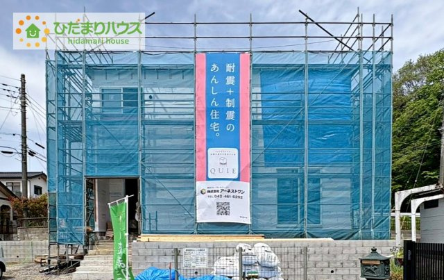東海村村松第4　新築戸建の区画図|駐車場並列2台分停められます(^^♪