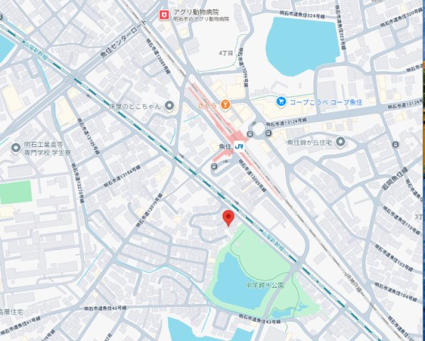 【地図】 | 明石市魚住町中尾第3（全1棟）新築