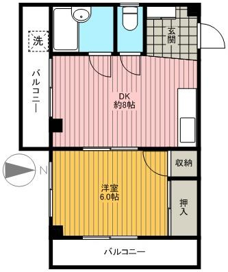 【間取り】 | 扇ハイツ