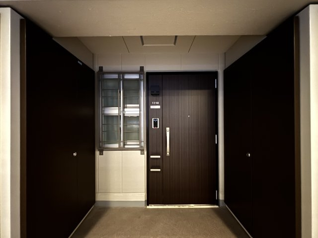 晴海アイランドトリトンスクエアビュータワーの玄関