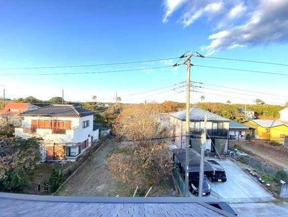 大網白里市北今泉　中古戸建の展望|ミサワホーム施工軽量鉄骨　ルーフバルコニーウッドデッキ付き 白里海岸まで車約8分 自然豊かな環境