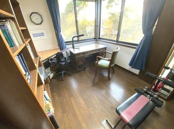 大網白里市北今泉　中古戸建の洋室|ミサワホーム施工軽量鉄骨　ルーフバルコニーウッドデッキ付き 白里海岸まで車約8分 自然豊かな環境
