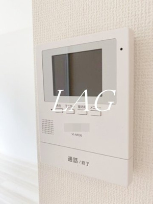 【セキュリティ】 | パームコテージ十六番館 | モニター付きインターフォンです。（同仕様です。）
