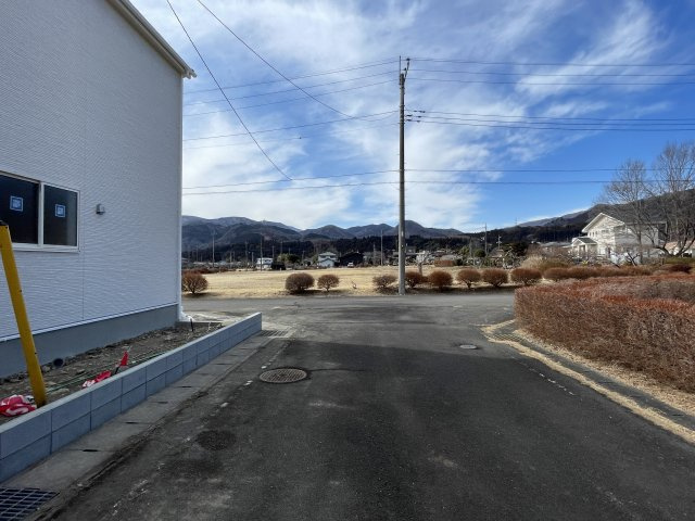 新築戸建・新築建売　那須塩原市関谷第4　箒根学園の前面道路含む現地写真|閑静な住宅街で落ち着いた生活が過ごせます！