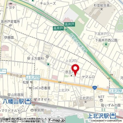 【地図】 | エヴェナール上北沢