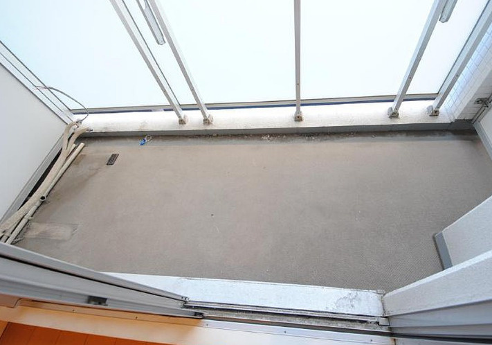 リエトコート向島のバルコニー