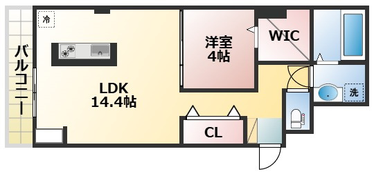 菊池郡菊陽町大字原水のアパートの間取り