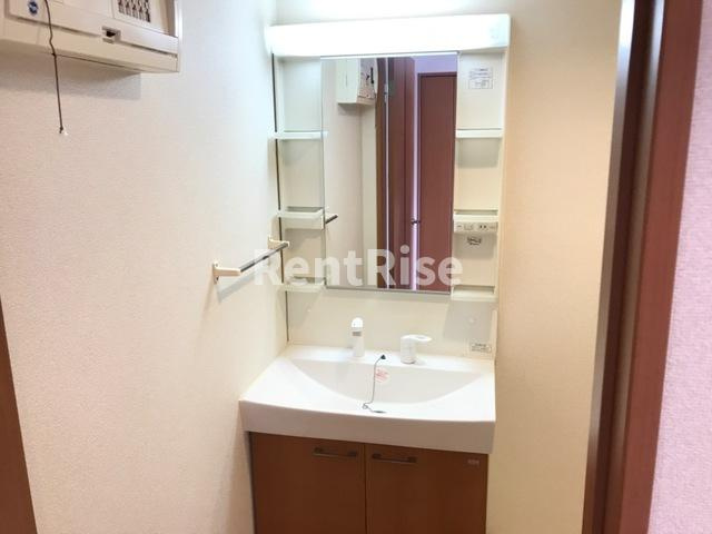 プチ ヴィラージュⅡの独立洗面台|洗髪洗面化粧台