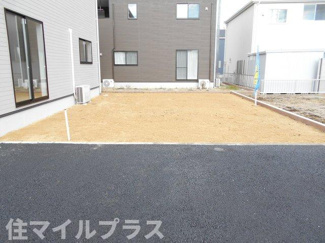 【庭】 | 矢吹町八幡町新築一戸建て2棟 | お庭も活用できます