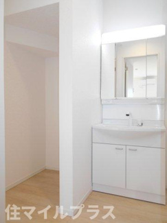 【独立洗面台】 | 矢吹町八幡町新築一戸建て2棟 | 独立洗面化粧台が付いています