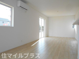 【居間・リビング】 | 矢吹町八幡町新築一戸建て2棟 | リビングです