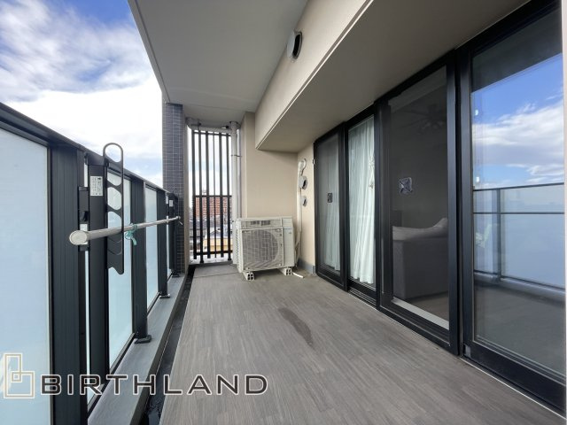 中古マンション　プレミスト郡山Green Marksのバルコニー