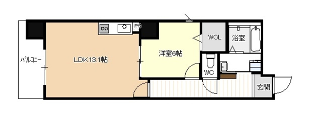 ディアコート千早の間取り