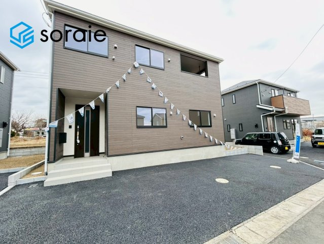 飯能市双柳第37全14棟　新築戸建　クレイドルガーデンの外観|2月17日撮影