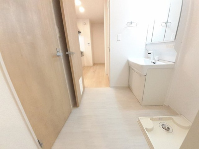 【洗面所】 | シエロガーデンかつらぎＡ