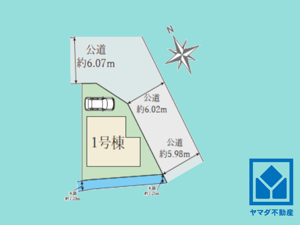 伏見区醍醐下山口町の区画図
