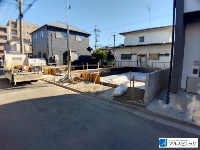 新築／三芳町藤久保　第24期の前面道路含む現地写真