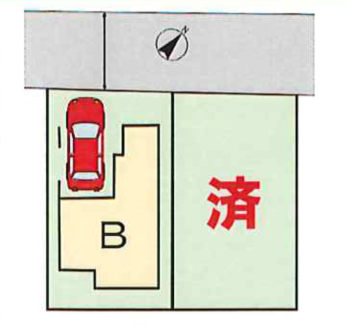 新築／三芳町藤久保　第24期の区画図|駐車スペースあり（車種による）