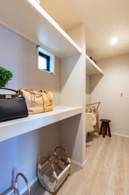 【収納】 | 大阪市都島区都島本通3丁目　新築戸建て♪ | 【施工例写真】収納♪
ファミリークローゼットも選択可能です♪