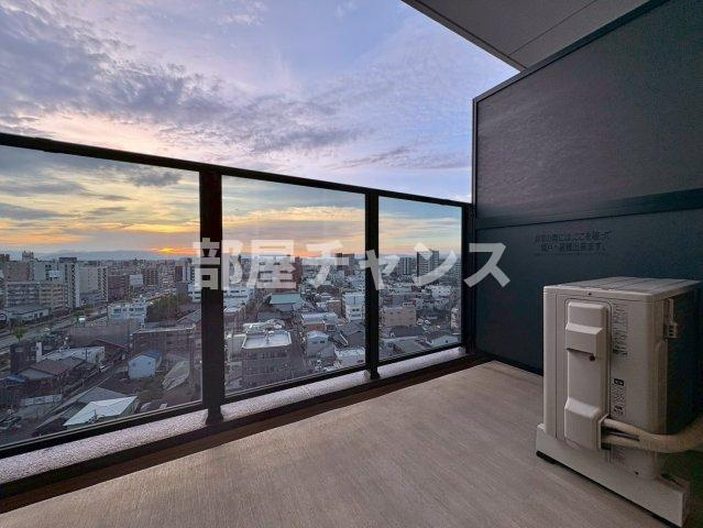 ディアレイシャス浅間町ステーションフロントのバルコニー