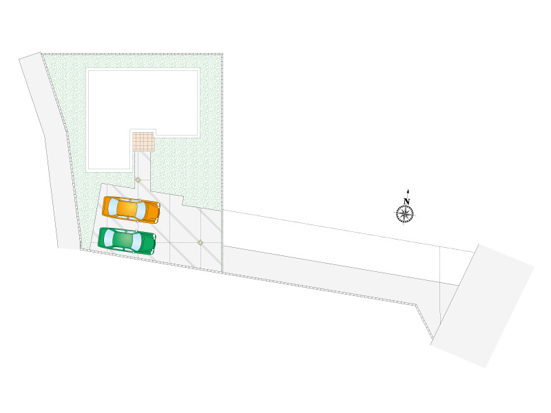 古河市上辺見　１号棟◆区画図